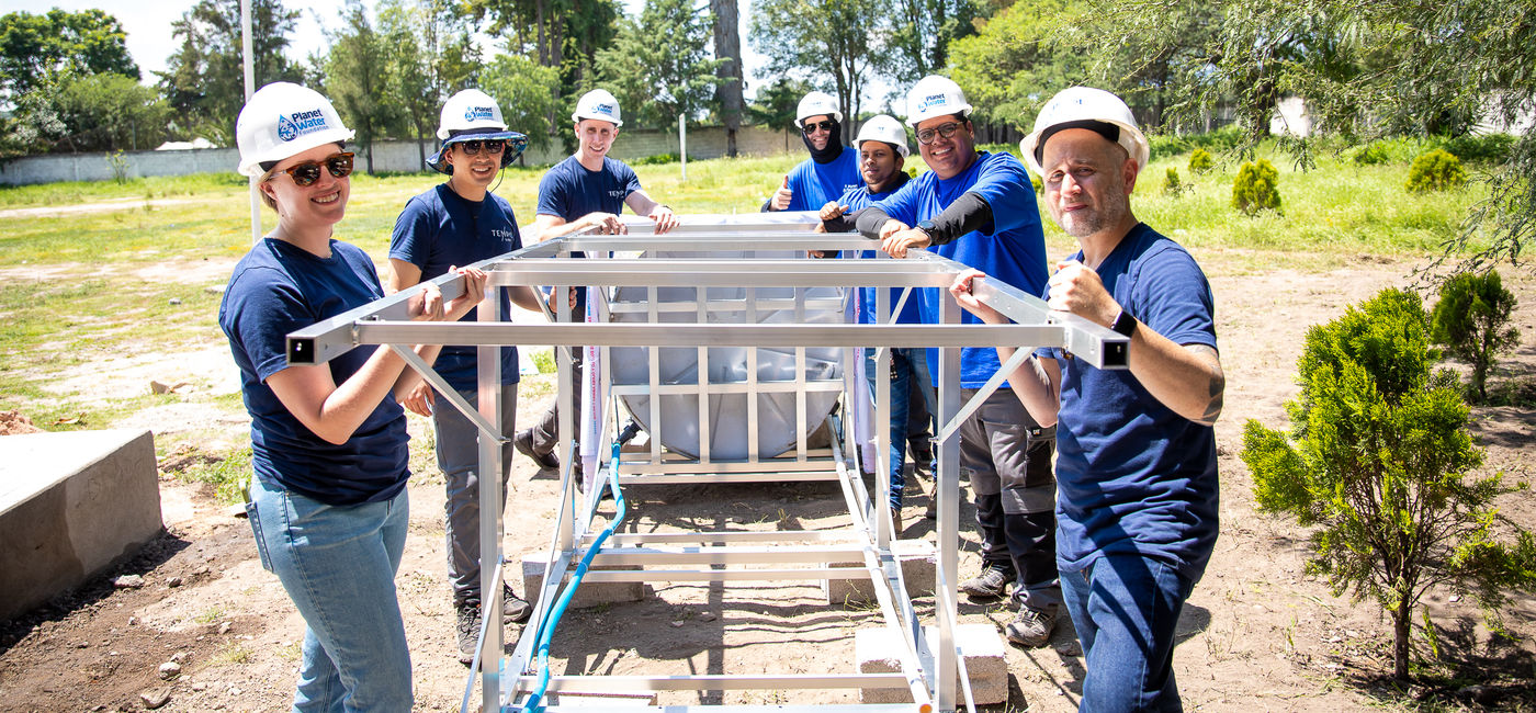 Image: Planet Water Foundation works to promote water security in Puebla, Mexico as one of Hilton's grant recipients. (Photo Credit: ? 2024 Hilton)