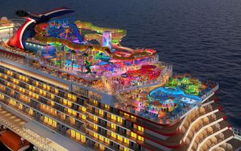 Rendering of Carnival's new Sunsation Point aboard the upcoming Carnival Festivale.