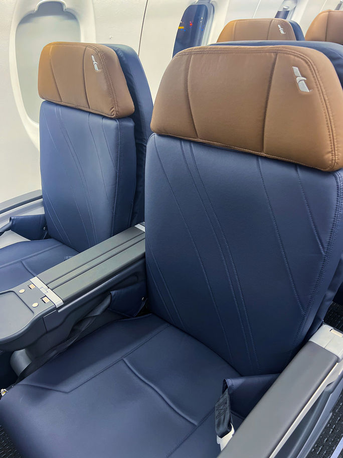 American Airlines refreshed regional jet seat
