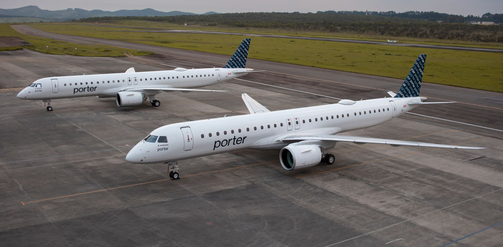 Porter Airlines E195-E2 aircraft