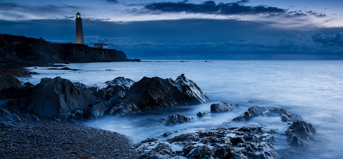 Image: Lighthouse along the coast (Photo Credit: Cruise Canada New England)