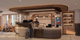Rendering of American Airlines' Provisions Lounge at JFK