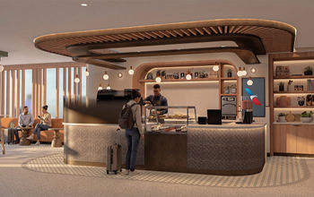 Rendering of American Airlines' Provisions Lounge at JFK