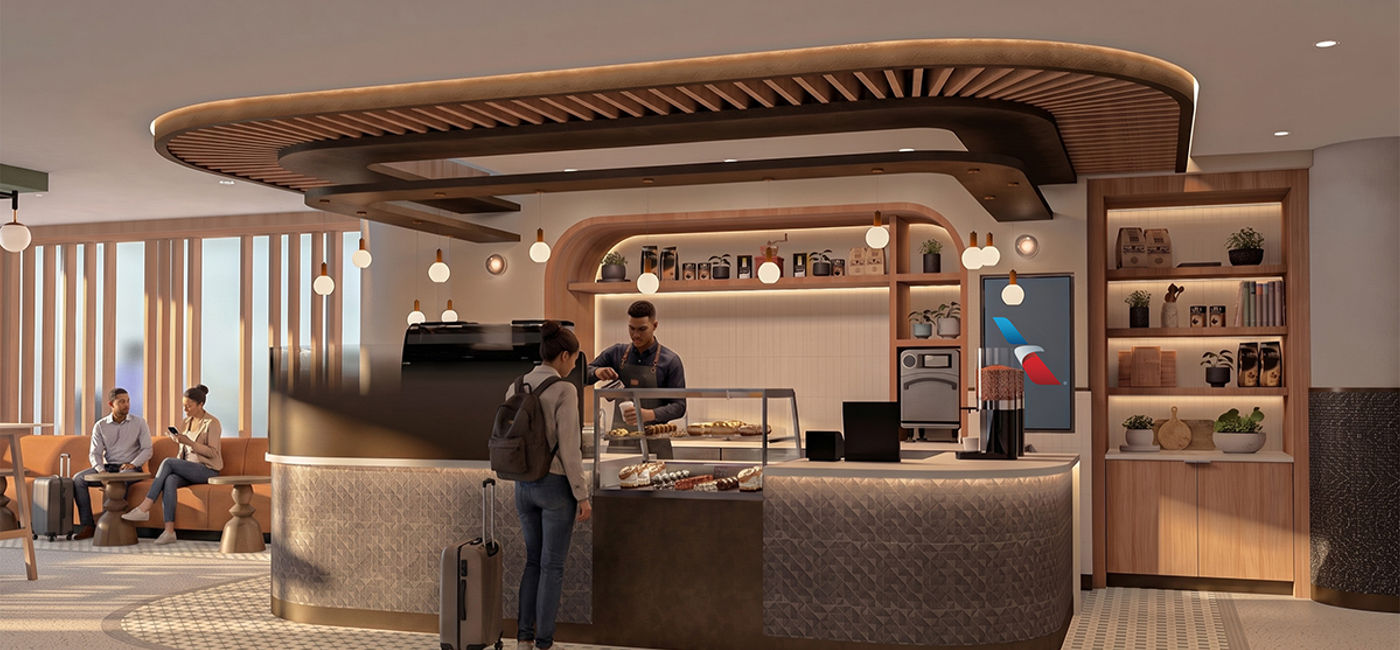 Image: Rendering of American Airlines' Provisions Lounge at JFK (Photo Credit: Courtesy American Airlines)