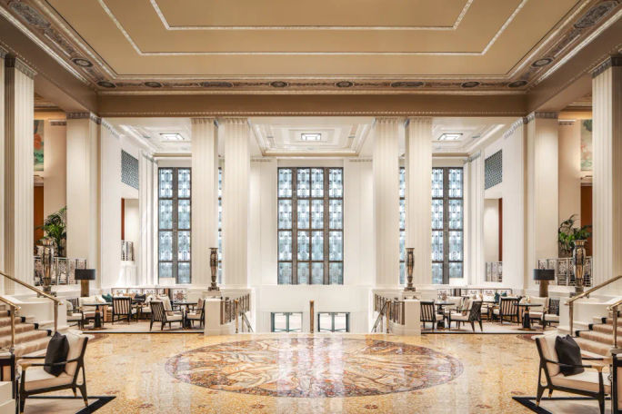 Lobby of Waldorf Astoria New York City Lobby of Waldorf Astoria New York City