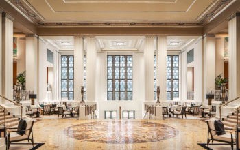 Lobby of Waldorf Astoria New York City
