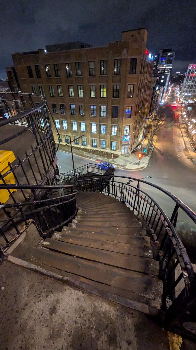 Quebec City staircase Quebec City staircase