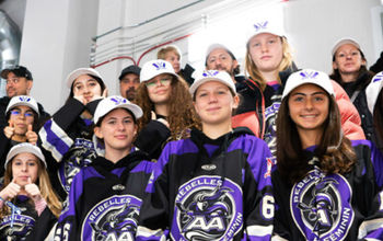 Air Canada PWHL fan flight