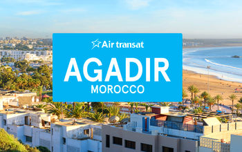 Air Transat announced non-stop flights between Montreal and Agadir, to launch summer 2026.
