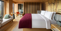 A three-bedroom penthouse suite at Six Senses Kyoto