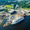 The ships are being built at Chesapeake Shipbuilding in Salisbury, Maryland