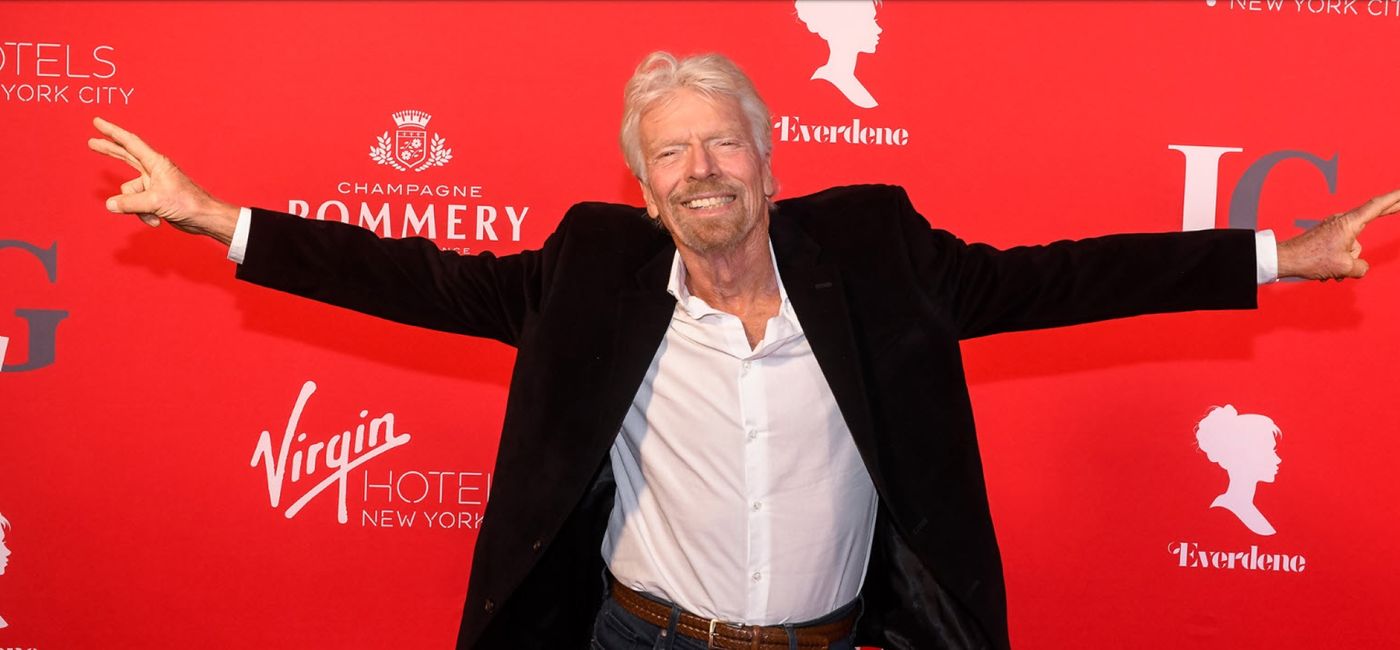 Image: Sir Richard Branson celebrates during the opening of Virgin Hotels New York City. (Photo Credit: Virgin Hotels)