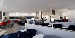 Rendering of the new Air France lounge at London Heathrow coming this spring.
