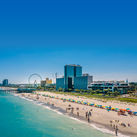 Aerial view of Myrtle Beach, South Carolina
