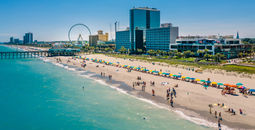 Aerial view of Myrtle Beach, South Carolina