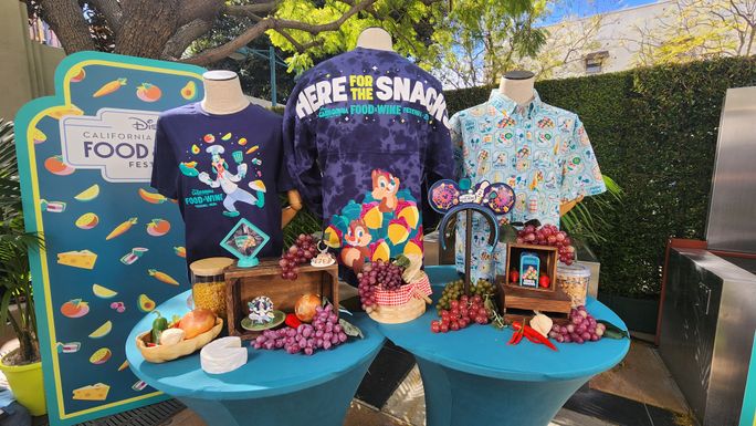 Limited-time merchandise created specially for the 2026 Disney California Adventure Food & Wine Festival.