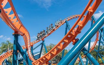 SeaWorld Orlando's new Ice Breaker roller coaster.