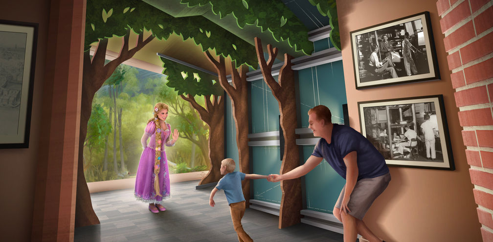 Artist Concept of 'Off the Page' at Disney Hollywood Studios