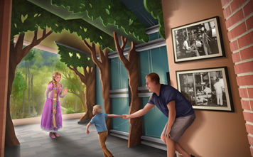 Artist Concept of 'Off the Page' at Disney Hollywood Studios