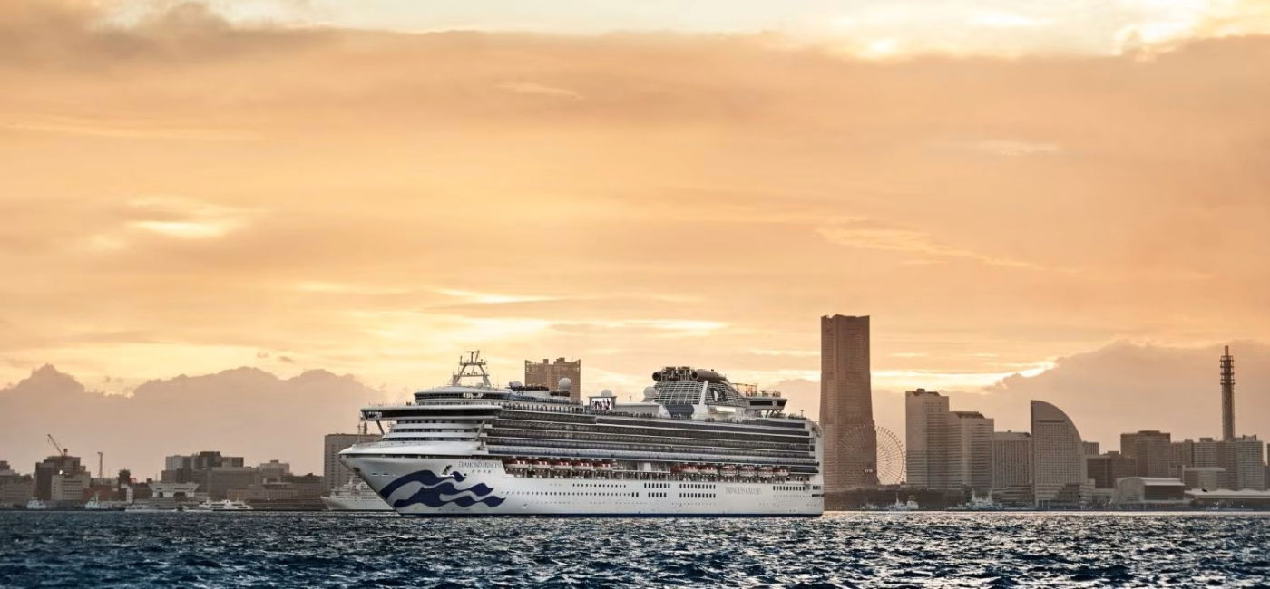 Image: Le Diamond Princess, construit au Japon (Source: Princess Cruises)