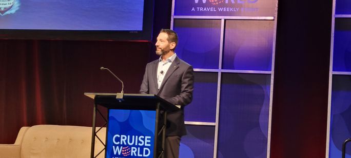 Carnival Corp. CEO Josh Weinstein at CruiseWorld Carnival Corp. CEO Josh Weinstein at CruiseWorld