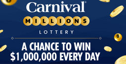 Carnival Cruise Line, cruise line lottery, cruise casino,