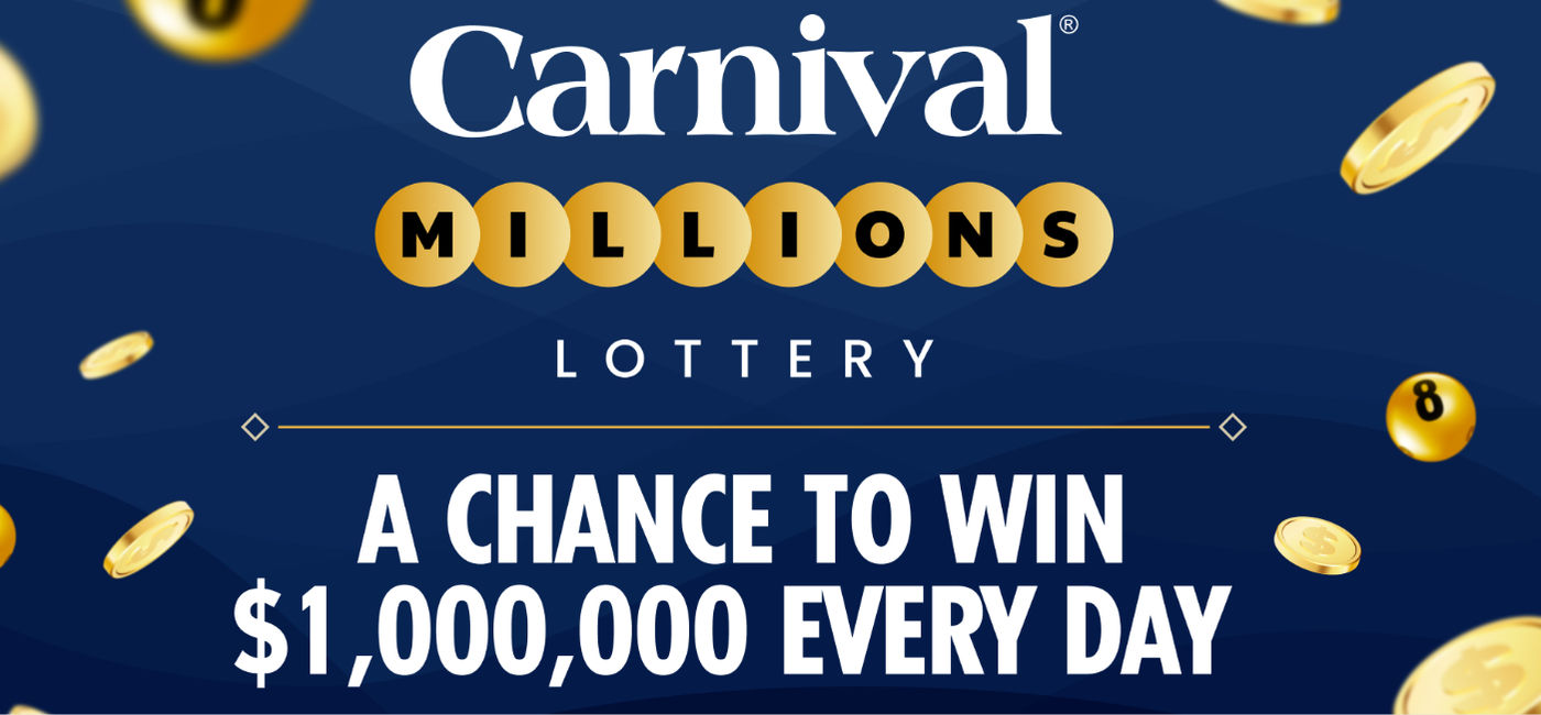 Image: Carnival Cruise Lines launches industry-first Carnival Millions fleetwide lottery. (Photo Credit: Carnival Cruise Line)