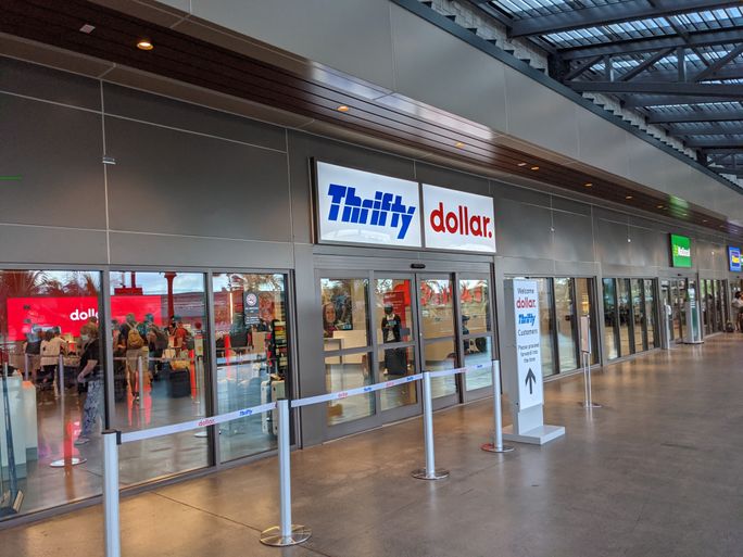 Thrifty dollar car rental