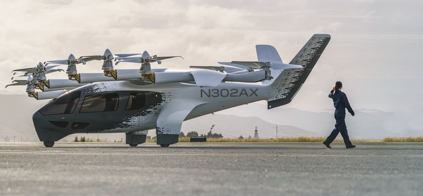 Image: Le Midnight, un aéronef électrique à décollage et atterrissage verticaux (eVTOL) de l’entreprise américaine Archer Aviation (Source: Archer)