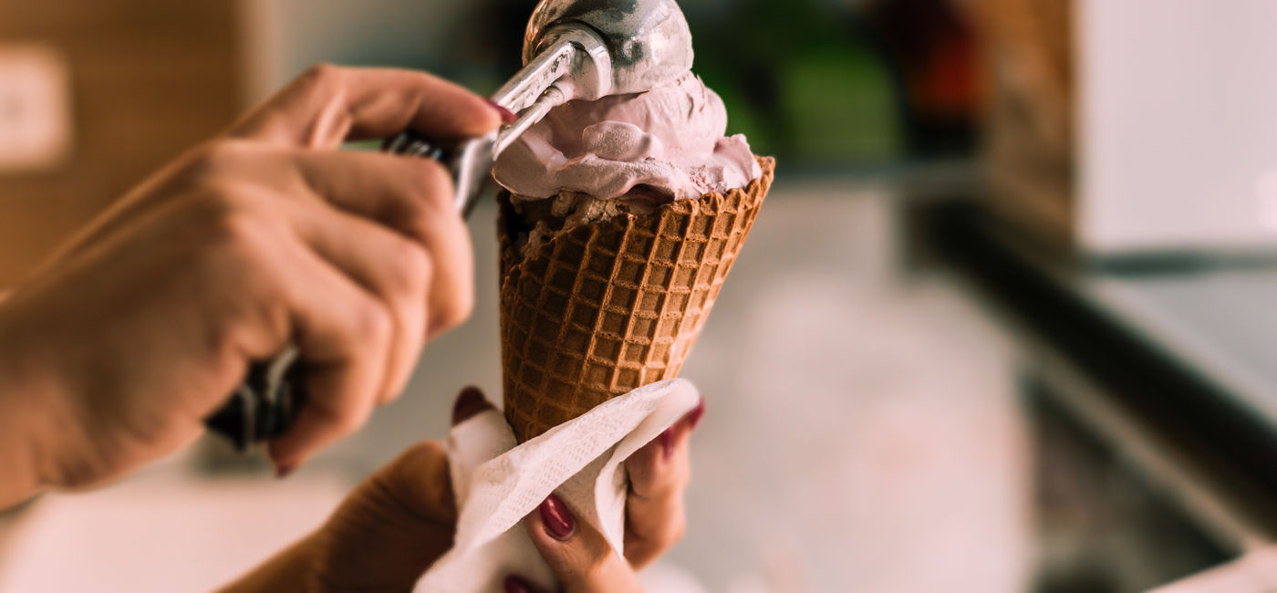 Image: Ice cream cone. (Photo Credit: bnenin/Adobe)