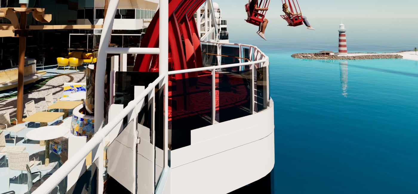 Image: A rendering of Cliffhanger on MSC World America (Photo Credit: MSC Cruises)