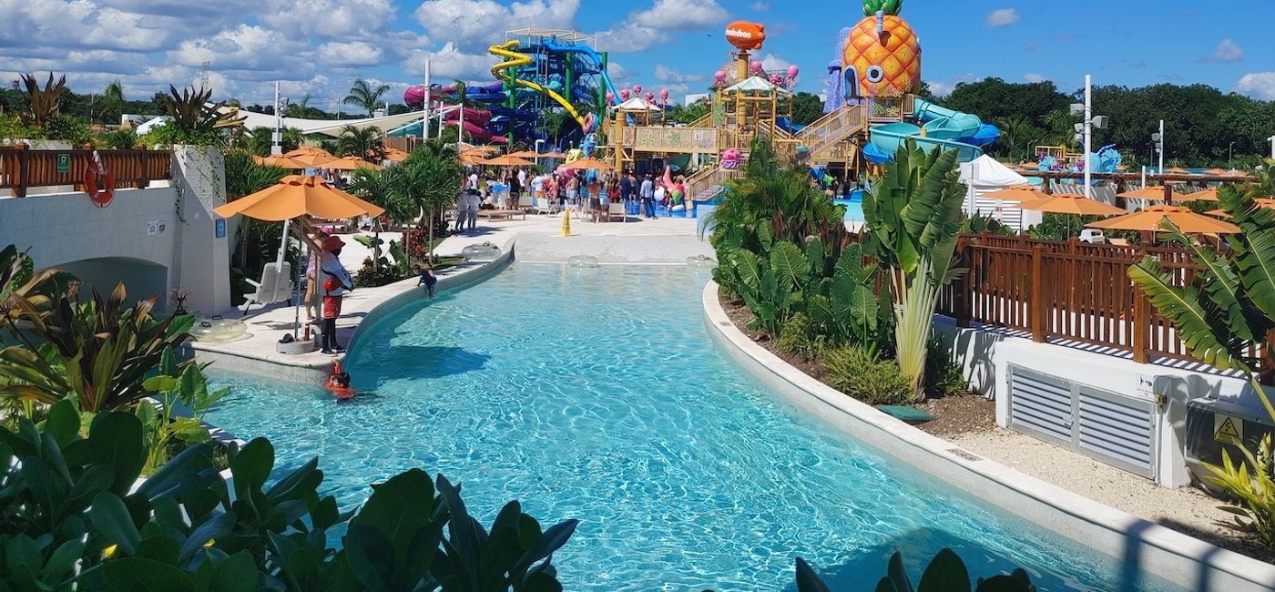 Image: Pool at the Nickelodeon Resort (Photo Credit: Claudette Covey)
