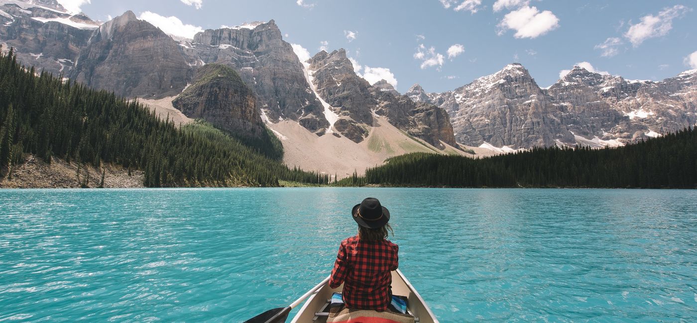 Image: PHOTO: Moraine Lake in Banff, Alberta, Canada (Photo by Johan Lolos)