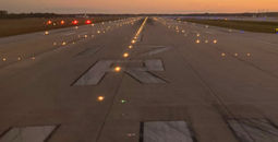 Runway at dusk