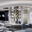 Rendering of Air France Lounge at JFK Terminal One