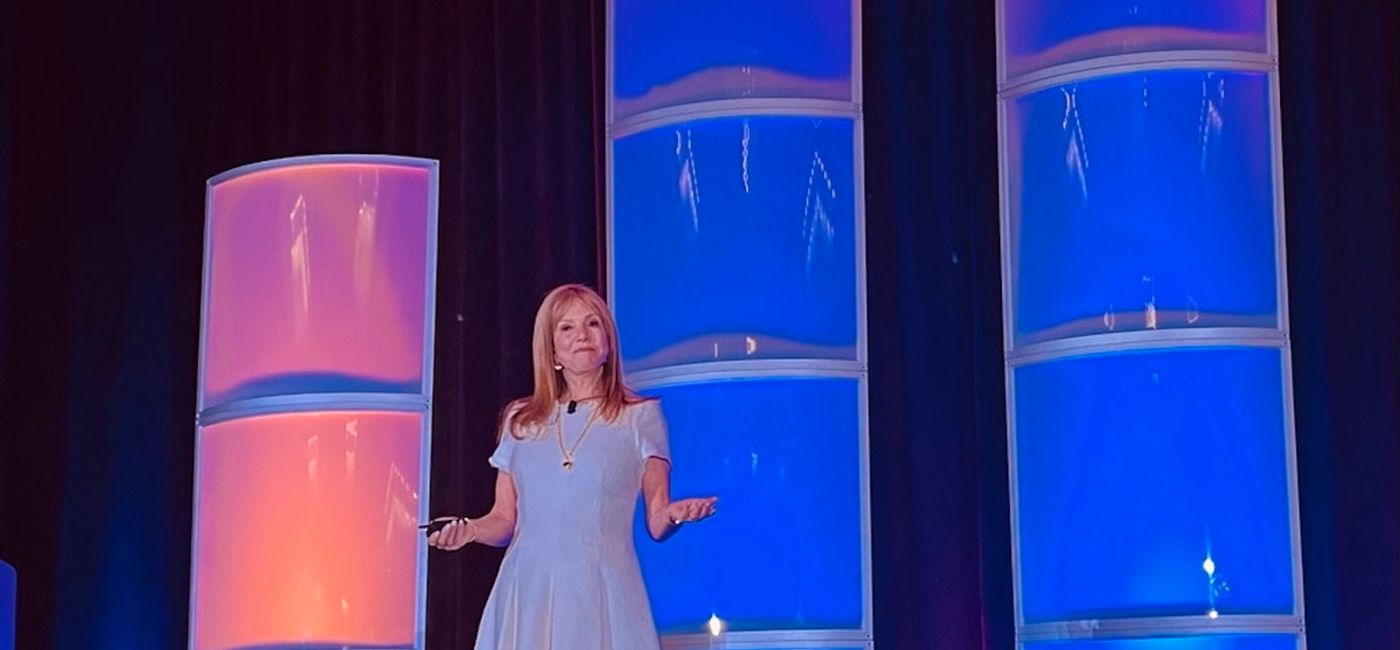 Image: Royal Caribbean Internationals Vicki Freed delivered a keynote address during the Avoya Travel event. (Photo Credit: Avoya Travel)