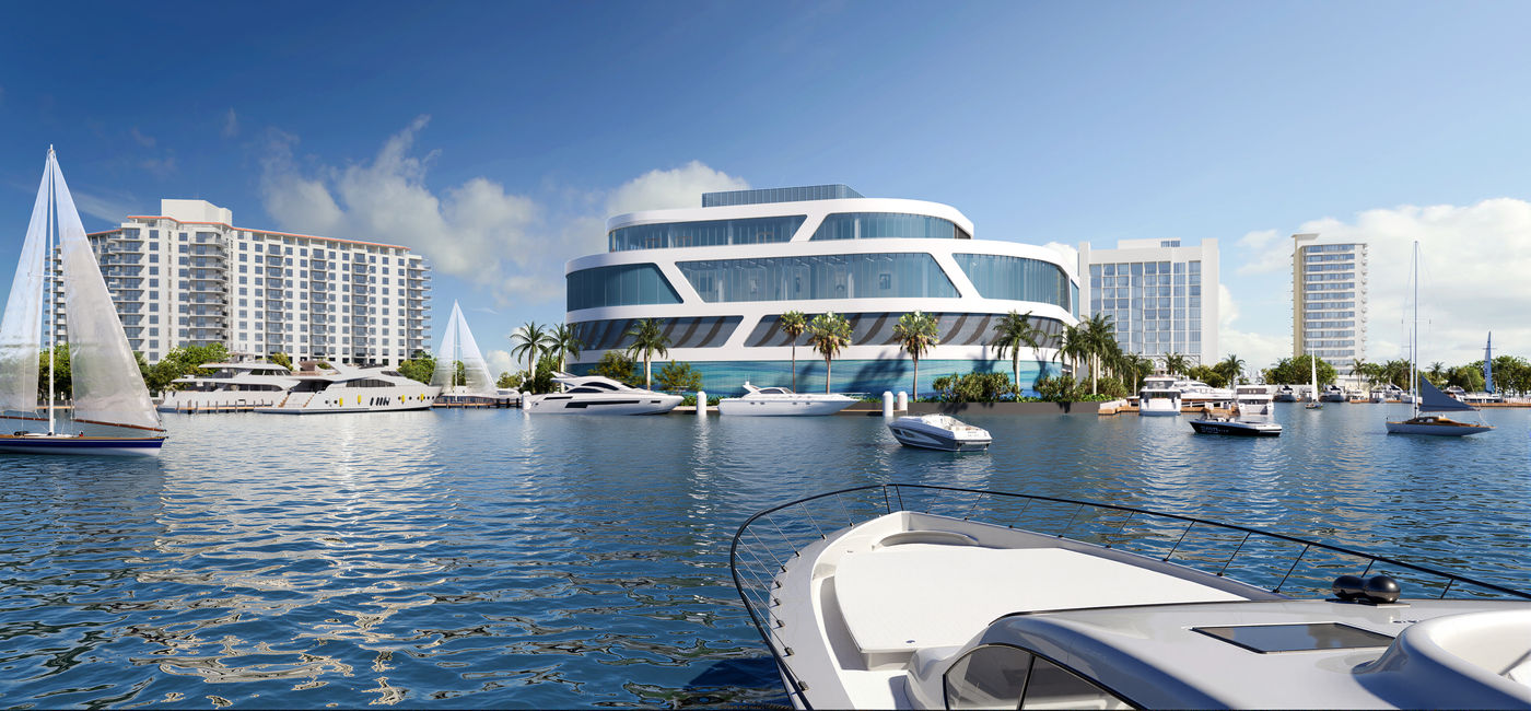 Image: A rendering of The Water District (Source: Hall of Fame Partners)