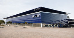 MSC Group's new cruise terminal at the Port of Barcelona, Spain.