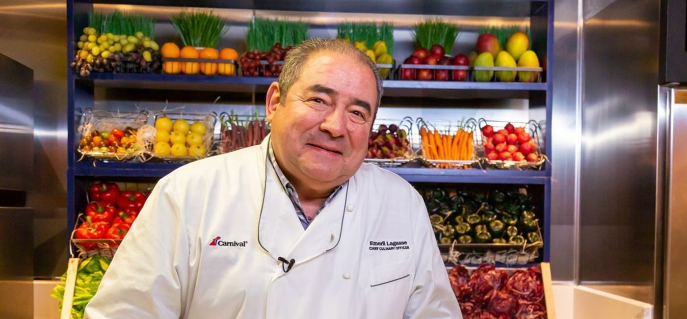 Image: Emeril Lagasse, of Emeril’s, New Orleans. (Photo Credit: Carnival Cruise Line Media)