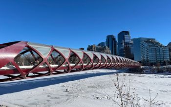 Peace Bridge in Calgary, Alberta