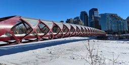 Peace Bridge in Calgary, Alberta