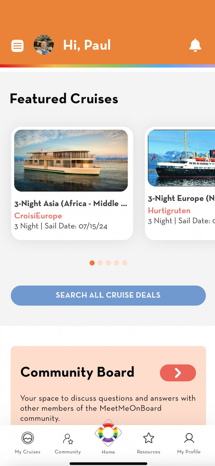 MeetMeOnBoard’s New LGBTQ Cruise App MeetMeOnBoard’s New LGBTQ Cruise App