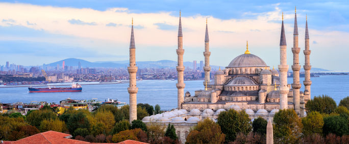 The Blue Mosque in Istanbul, Turkey The Blue Mosque in Istanbul, Turkey