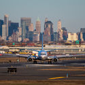 Plane at Newark Airport.