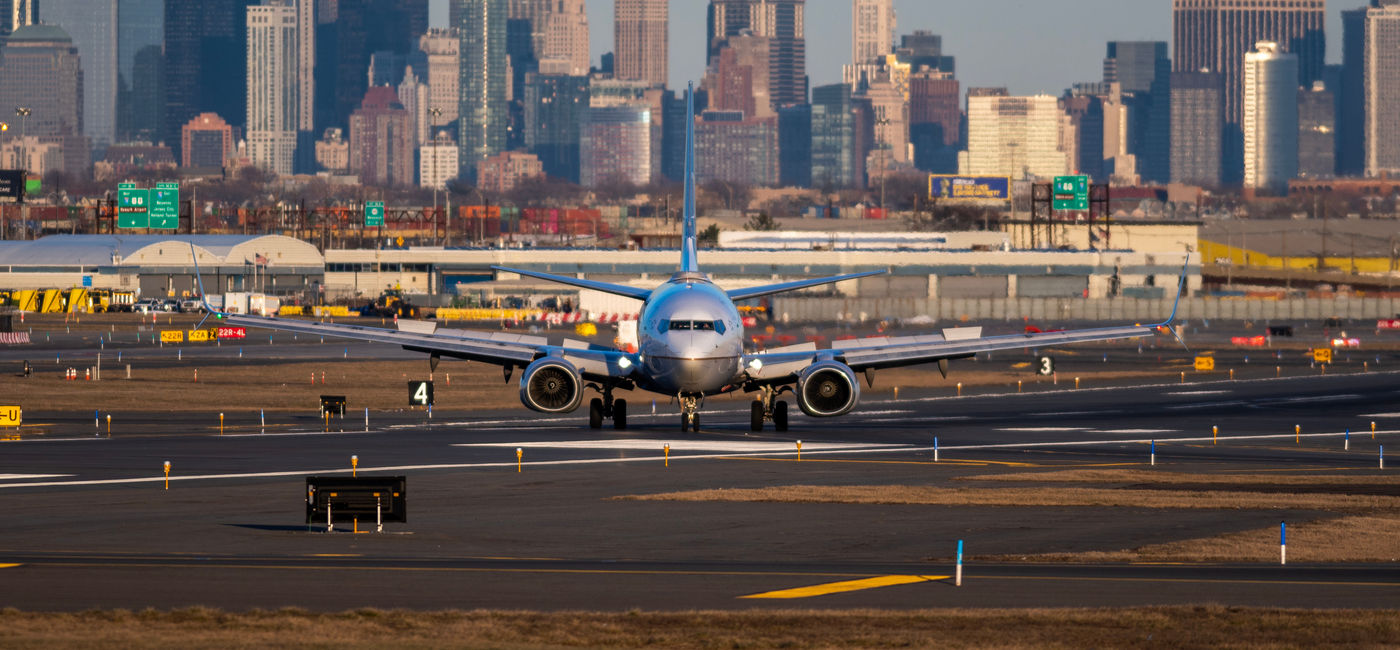 Image: Plane at Newark Airport. (Photo Credit: dima / Adobe Stock)