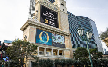 Bellagio, Las Vegas, marquee, sign, MGM Resorts, MGM Rewards, O, Cirque du Soleil