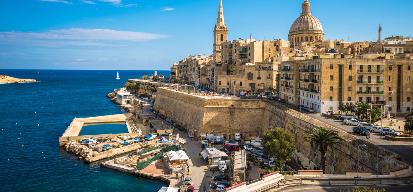 Image: Aerial view of Valletta, Malta. (Photo Credit: Adobe/javarman)