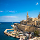 Aerial view of Valletta, Malta