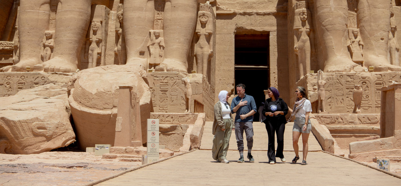 Image: G Adventures à Abou Simbel, en Égypte (Source: © G Adventures Inc.)