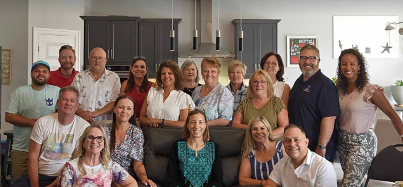 Image: TTAND agents gathered at Julie and Sean Gillen's house for a day of learning and networking. (Photo Credit: TTAND agent Camille Wilson)